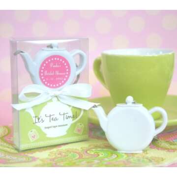 NUCALA Teapot Tape Measure for Tea Lovers