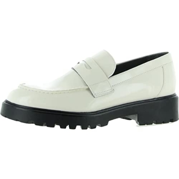 Chic Steve Madden Lotto Loafer Bone Patent for Women