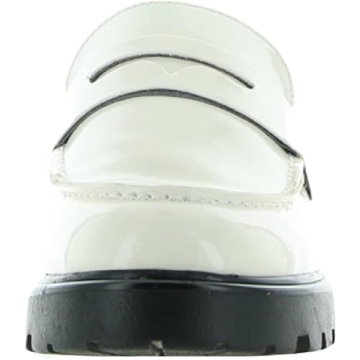 Chic Steve Madden Lotto Loafer Bone Patent for Women