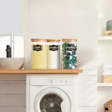 GADFISH Laundry Pods Container for Organized Laundry Room