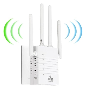 WiFi Extender 1200Mbps Dual Band Wide Coverage Booster