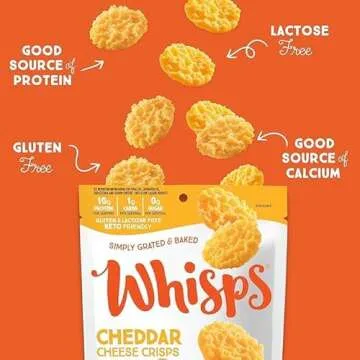 Whisps Cheese Crisps - Healthy High Protein Keto Snack