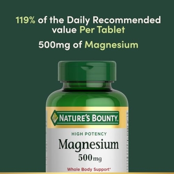 Nature's Bounty Magnesium for Bone Muscle Health
