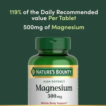 Nature's Bounty Magnesium for Bone Muscle Health
