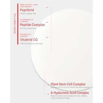 VITABRID C12 Dual Mask Korean Face Mask for Anti Aging, Firming, Hydrating, Nourishing with Highly Concentrated Peptide, Vitamin C Essence - Hypoallergenic Microfiber Sheet, 1.02 fl.oz. 5 Sheets