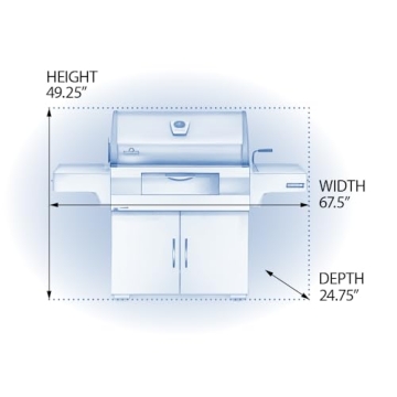 Napoleon PRO605CSS Professional Charcoal Grill, Stainless Steel