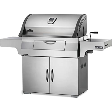 Napoleon PRO605CSS Professional Charcoal Grill, Stainless Steel