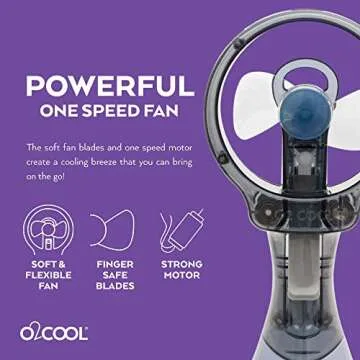 O2COOL Portable Misting Fan for Hot Summer Days