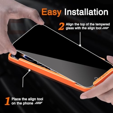 Milomdoi Privacy Screen Protector & Lens Protectors for iPhone