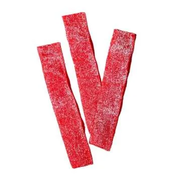 Joyride Sweets Candy Joyride Sour Candy Strips - 3.5oz-Gummy Candy, Candy Strips, Sour Candy, 80% Less Sugar, Plant-Based, Vegan (Sour Strawberry)