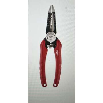 Milwaukee 48-22-3079 6-In-One Combination Wire Stripping and Reaming Pliers for Electricians