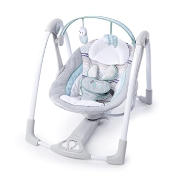 Ingenuity Abernathy Portable Baby Swing: Lightweight, Musical & Battery-Saving