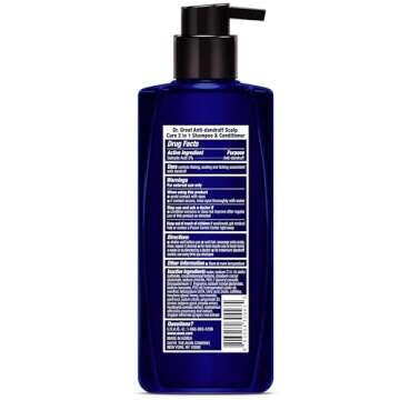 Dr. Groot Anti-Dandruff Scalp Care 2-in-1 Shampoo and Conditioner, 3% Salicylic Acid, Scalp Build Up Control, Men & Women, Korean Hair Care, Kbeauty