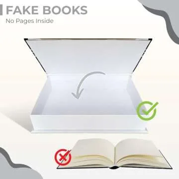 Cortegé Malibu Set of 3 Faux Books - Faux Book Decor for Coffee Table - Decorative Book Boxes for Home, Office - Fake Book Box Set with Monaco, Paris, Living in Style Titles - Chic Table Decorations