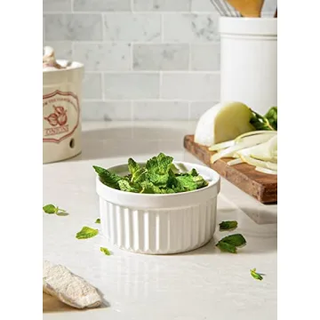 Versatile LE TAUCI Ramekins Set for Baking and Serving