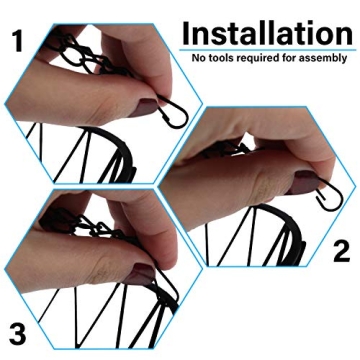 Heavy Duty 3 Tier Hanging Kitchen Black Fruit Basket