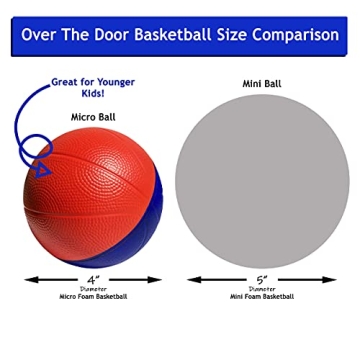 4" Mini Foam Basketballs for Indoor Fun & Games