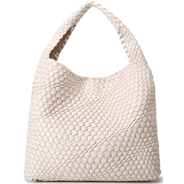 Queenoris Women's Woven Purse - Stylish Summer Tote & Shoulder Bag