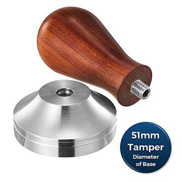 Practimondo Espresso Tamper Set - Premium Barista Tools