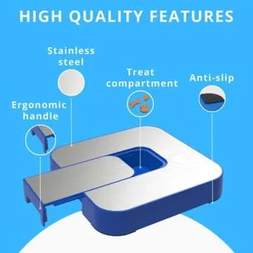 Skuun Dog Nail Scratch Board, Stress-Free Dog Scratch Pad for Nails, Board, Scratch Mat for Dogs with Anti-Slip (Large)