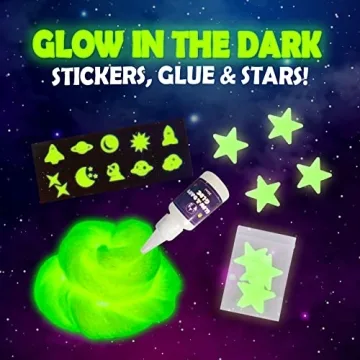 Galaxy Slime Kit DIY Glow in The Dark Fun for Kids