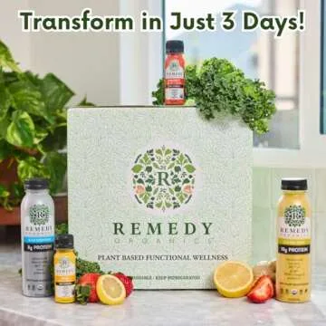 Remedy Organics Reset Program | 3-Day Holistic Cleanse, Improve Digestion & Health, Boost Energy, Support Immune System, Packed With Superfoods, USDA Organic, Gluten-Free, Dairy-Free, Kosher, Soy Free