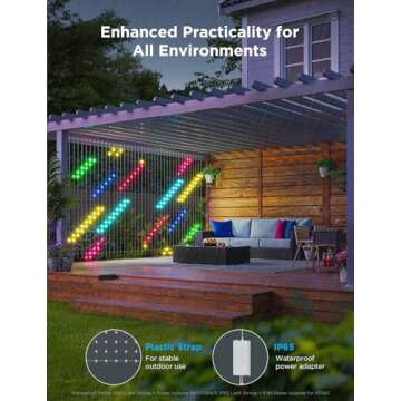 Govee Curtain Lights 2, Smart LED RGBIC Holiday Lights