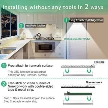LED Closet Light - Rechargeable & Motion Sensor Night Light