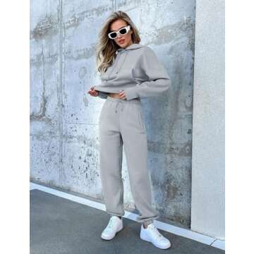 Fiona Jolin Women's 2-Piece Fleece Hoodie & Joggers Set