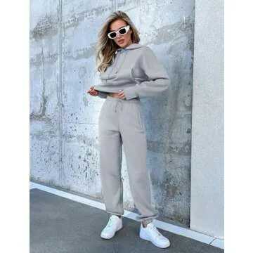 Fiona Jolin Women's 2-Piece Fleece Hoodie & Joggers Set