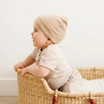 Konssy Baby Beanie Hats for 0-24 Months 6 Pack