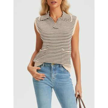 LILLUSORY Women’s Sweater Vest for Trendy Fall Outfits