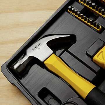 STANLEY Tool Set, Home/Mechanics, 65 Piece (94-248),Black