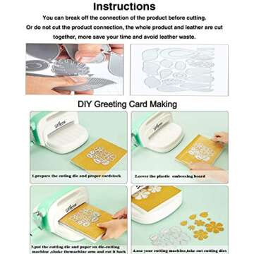 Circle Flowers Lace Metal Cutting Die Cuts, Lace Stencils DIY Crafts Cards Dies Cuts for DIY Embossing Card Making Photo Decorative Scrapbooking