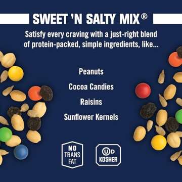 Kar’s Nuts Original Sweet ‘N Salty Trail Mix, 2 oz Individual Snack Packs – Bulk Pack of 72, Gluten-Free Snacks