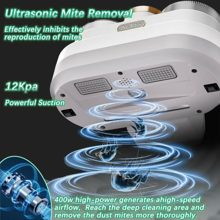 Allergen-Removing Mattress Vacuum with UVC & HEPA