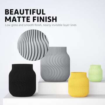 ELEGOO Matte PLA Filament Sakura Pink & Ice Blue 2KG, 1.75mm 3D Printer Filament Dimensional Accurac...