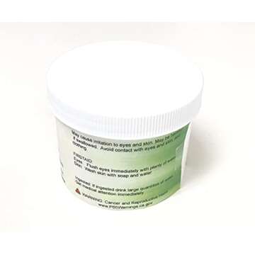 Borax 1/2 Pound Container Melting Flux 8 Oz. To Glaze Crucible Dishes for Gold Silver Jewelry by JTS