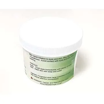 Borax 1/2 Pound Container Melting Flux 8 Oz. To Glaze Crucible Dishes for Gold Silver Jewelry by JTS