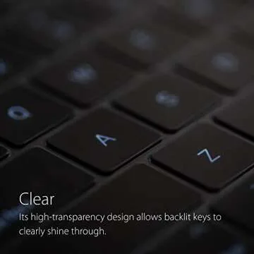 Moshi ClearGuard Keyboard Protector for MacBook Pro 13''/ 16" (2019-2020/US Layout), Touch Bar Compatible, 0.1 mm Thin, Washable & Reusable, Non-Toxic, High Transparency, for MacBook Pro 13''/16"