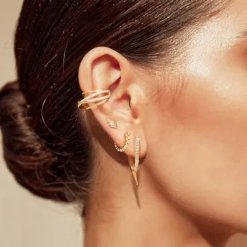 DREMMY STUDIOS Stylish Huggie Hoop Earrings for All Occasions