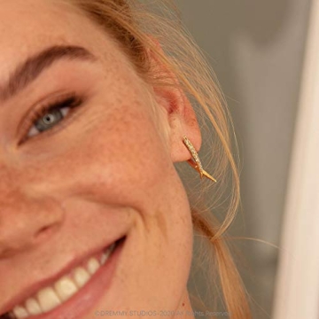 DREMMY STUDIOS Stylish Huggie Hoop Earrings for All Occasions