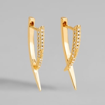 DREMMY STUDIOS Stylish Huggie Hoop Earrings for All Occasions