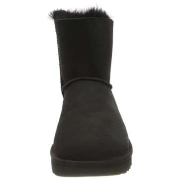 UGG Women's Mini Bailey Bow Ii Boot, Black, 07