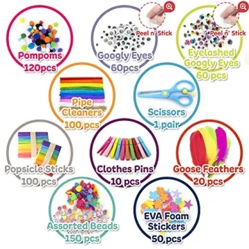 Olly Kids Ultimate Arts and Crafts Supplies for Ages 4-12