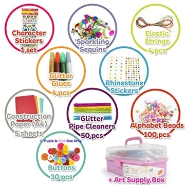 Olly Kids Ultimate Arts and Crafts Supplies for Ages 4-12