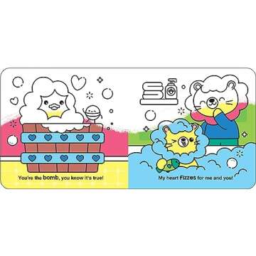 I Love You Soap Much: Wash & Wow Color-Changing Bath Book for Kids (Punderland)