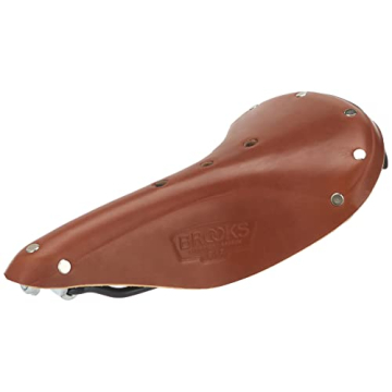 Brooks Saddles B17 Narrow Bike Saddle, Honey/Black Steel