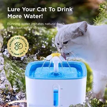 Ciays Cat Water Fountain - Automatic Pet Water Dispenser