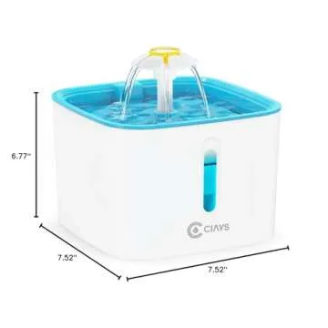 Ciays Cat Water Fountain - Automatic Pet Water Dispenser